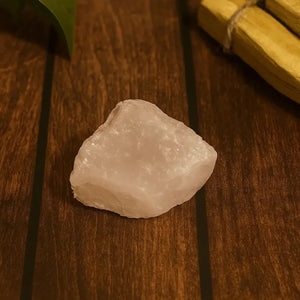 Drusa Pequeña de Cuarzo Rosa - Mineral del amor